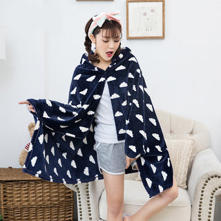 Oversized Comfy Winter Wearable Hooded Blanket