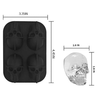 Skull Shaped Silicone Ice Tray Mold - Savii