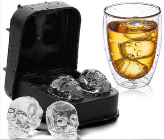 Skull Shaped Silicone Ice Tray Mold - Savii