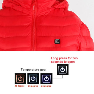 HEATMax Heated Thermal Coat - USB Powered Jacket - Savii