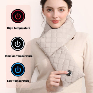 HeatPro Electric Heated Scarf - 3 Mode Padded Heated USB Powered Thermal Shawl Unisex - Savii