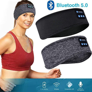 Wireless Bluetooth Headband - Eye Mask with Built-in Speaker