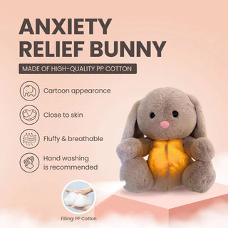 Breathing Rabbit Soothing Sensory Plush Toy for Anxiety Relief