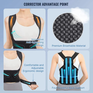 Back Posture Correction Belt - Invisible Anti-Humpback Orthotics Band