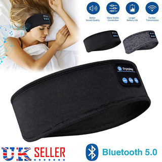 Wireless Bluetooth Headband - Eye Mask with Built-in Speaker