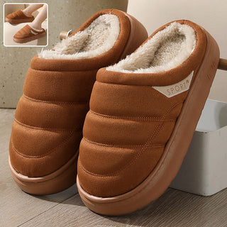 Plush Thick-Soled House Slippers Unisex - Savii