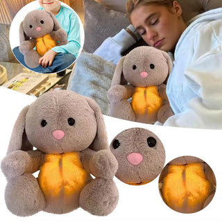 Breathing Rabbit Soothing Sensory Plush Toy for Anxiety Relief