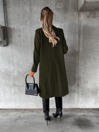 Double Breasted Slim Long Winter Coat - Savii