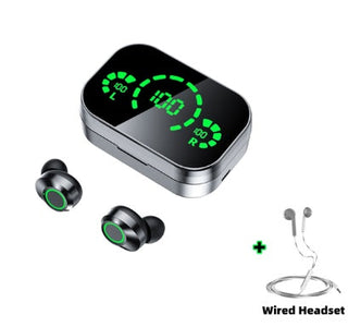 Wireless Bluetooth Headset with Screen Smart Digital Display