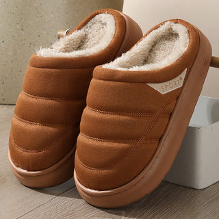 Plush Thick-Soled House Slippers Unisex - Savii